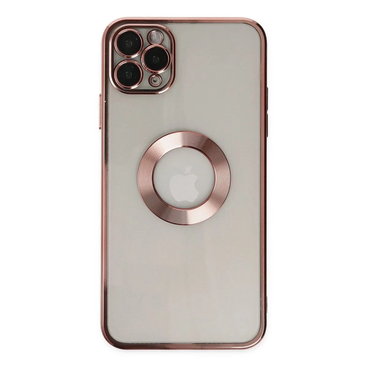Apple İphone 11 Pro Kılıf Slot Silikon - Rose Gold