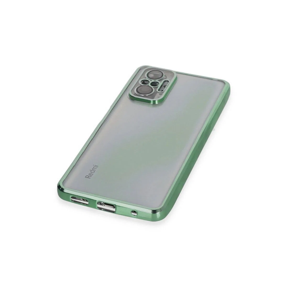 Xiaomi Redmi Note 10 Pro Kılıf Razer Lensli Silikon - Yeşil görsel 4