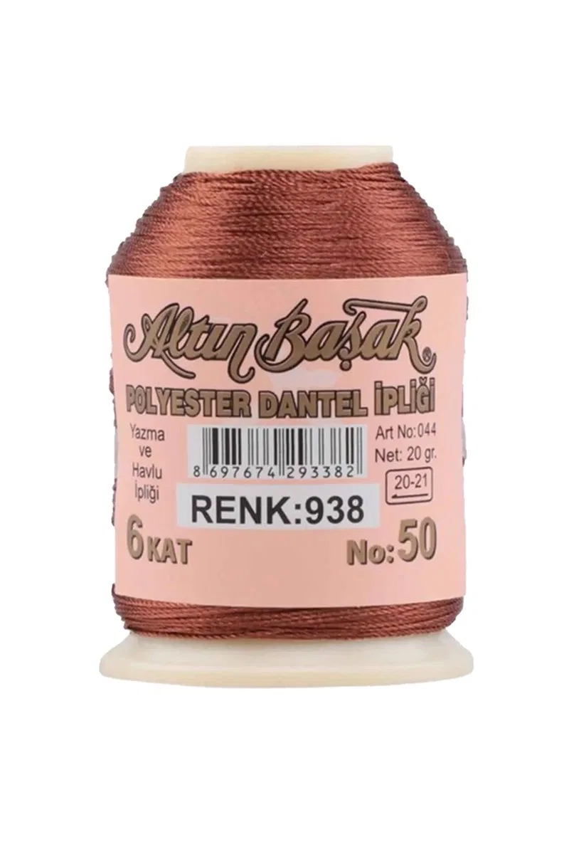 3 Adet Altınbaşak Oya ve Dantel İpi 20 gr - Royaleks - No: 938 görsel 3