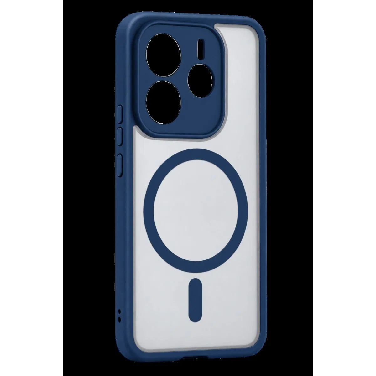 Xiaomi Redmi Note 14 4g Loji Magsafe Kapak - Mavi
