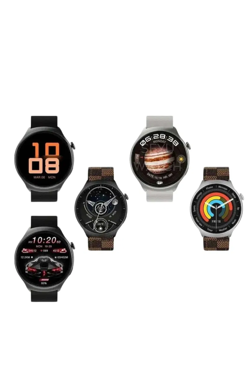 Yeni Nesil Akıllı Saat Çağrı Cevaplayabilen Plastik 47 Mm Uyumlu Kordon görsel 3