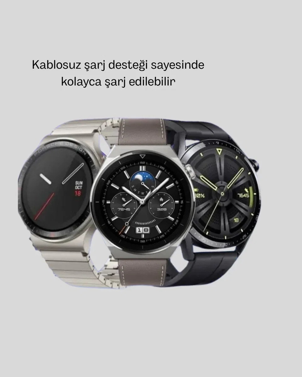 Akıllı Saat NFC – Bluetooth Arama ve Kablosuz Şarj Özellikli görsel 5
