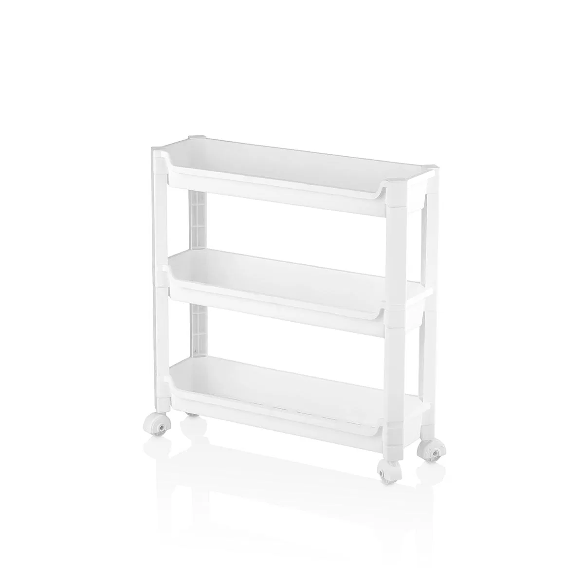 3 Katlı Tekerlekli Sepet Organizer Raf görsel 2