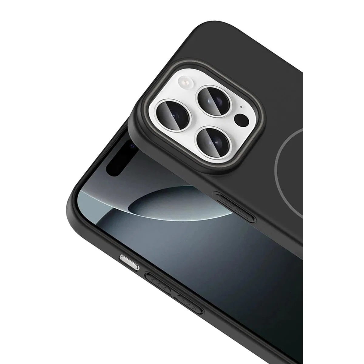 Joko Apple İphone 15 Plus Broş Magsafe Kapak - Titan Gri görsel 2