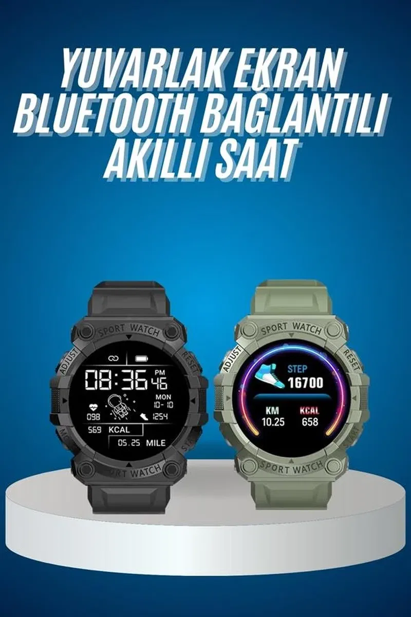 Yeni Nesil Akıllı Saat Bluetooth Bağlantılı Android ve İOS Uyumlu görsel 2