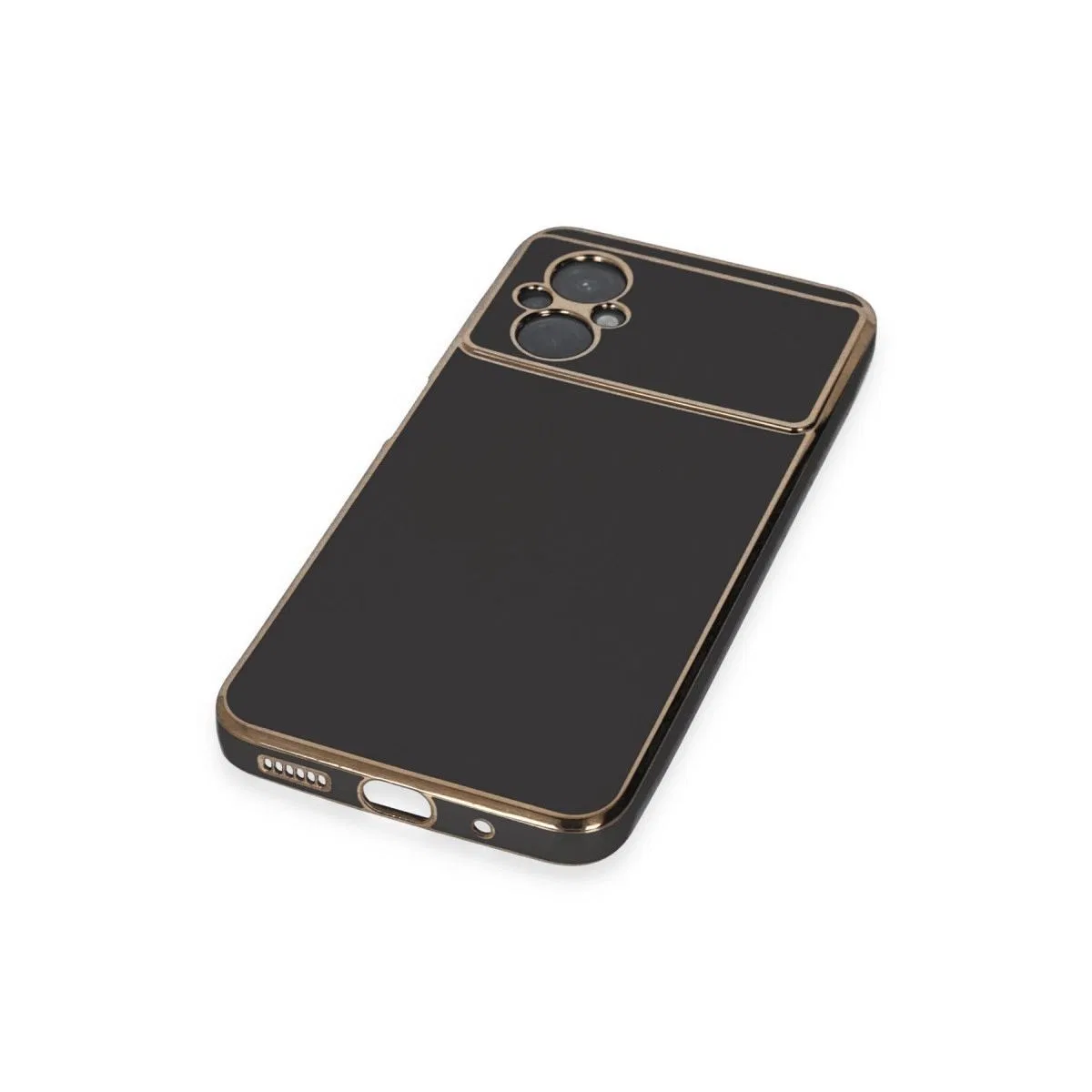 Xiaomi Poco M5 Kılıf Volet Silikon - Siyah görsel 5