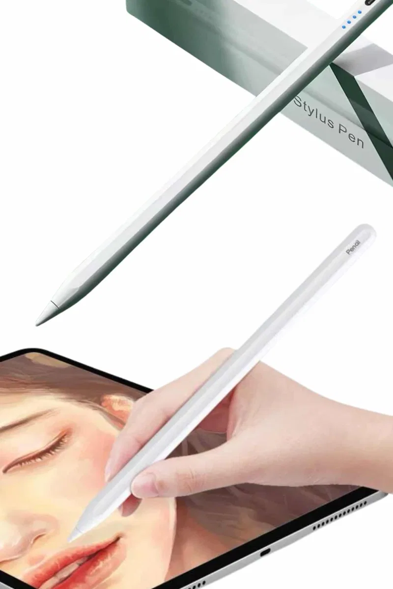 Dokunmatik Kalem Tablet Kalemi Çizim Stylus Kalem Yedek Uçlu görsel 3