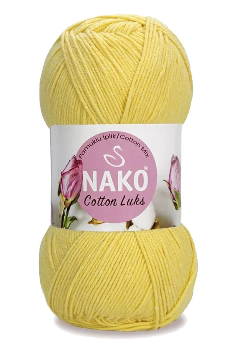 5 Adet Cotton Lüks Yelek Tunik Kazak Bluz Hırka İpi Yünü Açık Sarı 97554 görsel 2