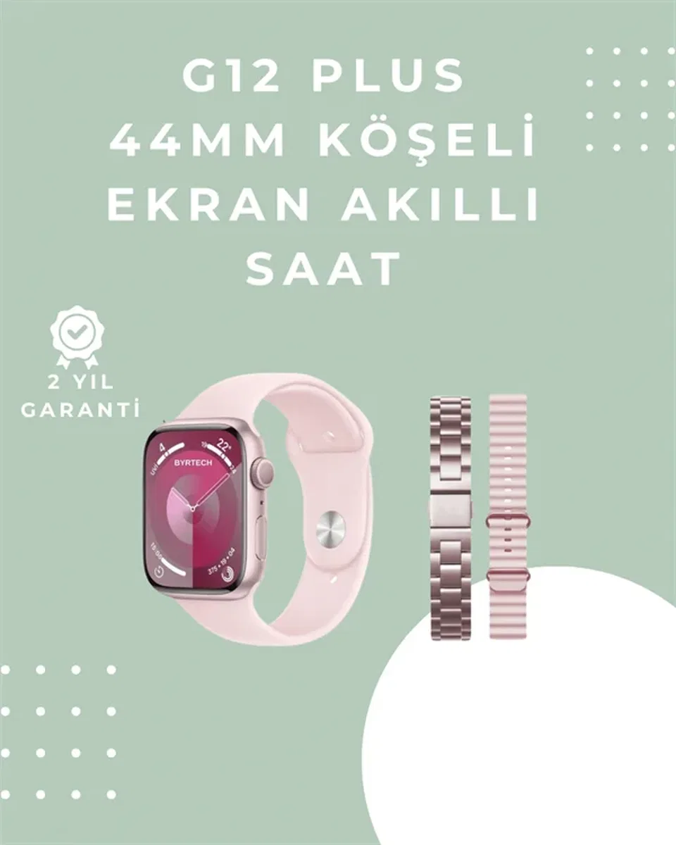 Nabız ve Uyku Takipli Akıllı Saat – Adımsayar, GPS, Suya Dayanıklı, Sesli Görüşme Özellikli görsel 2