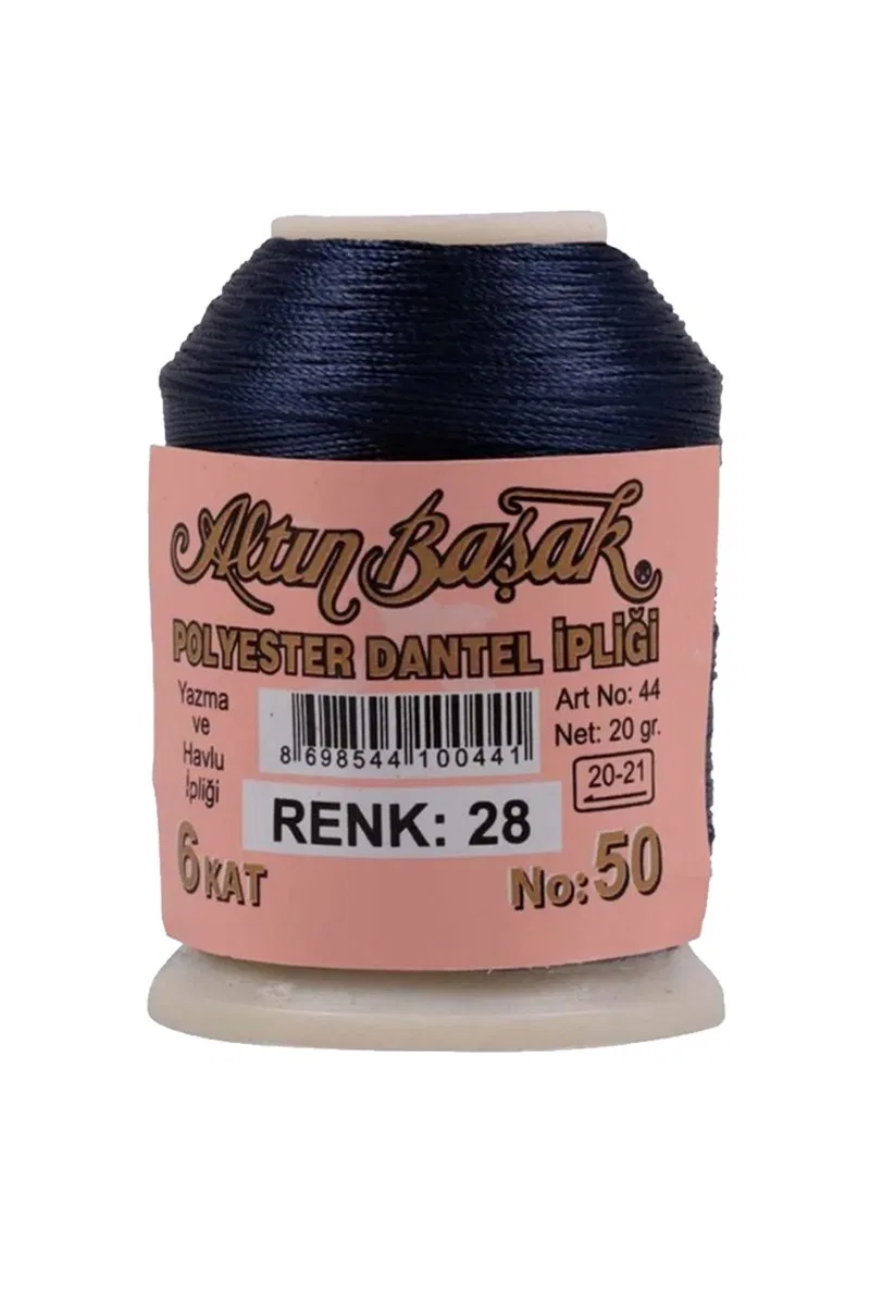 3 Adet Altınbaşak Oya ve Dantel İpi 20 gr - Royaleks - No: 028 görsel 3