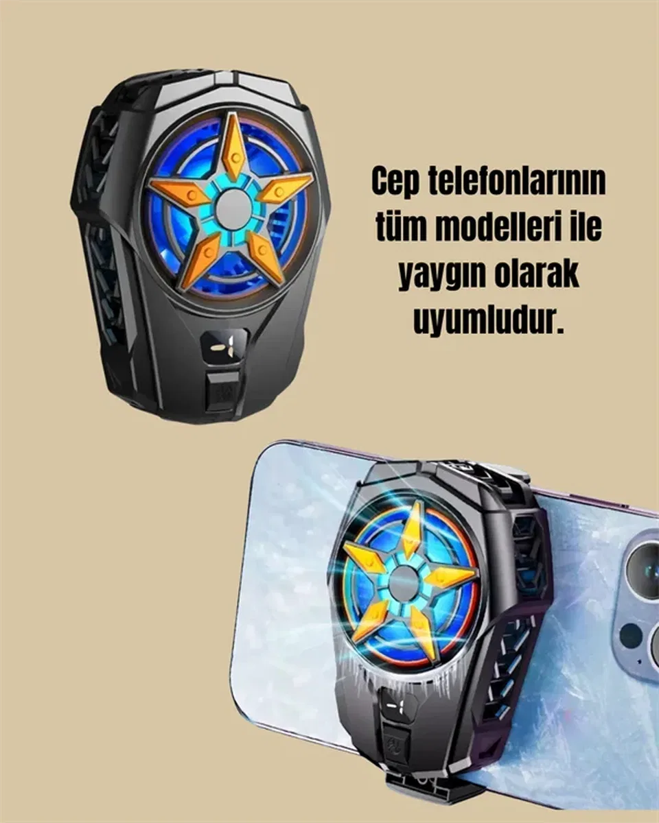 Yarı İletken Soğutmalı Mobil Fan – Akıllı Telefonlar İçin Soğutucu Yeni Nesil görsel 5