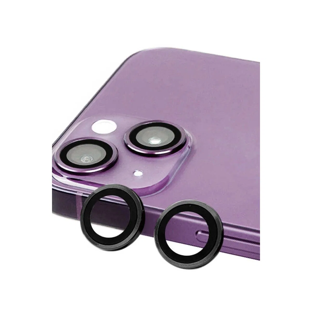 Apple İphone 14 Plus Raze Metal Kamera Lens - Siyah