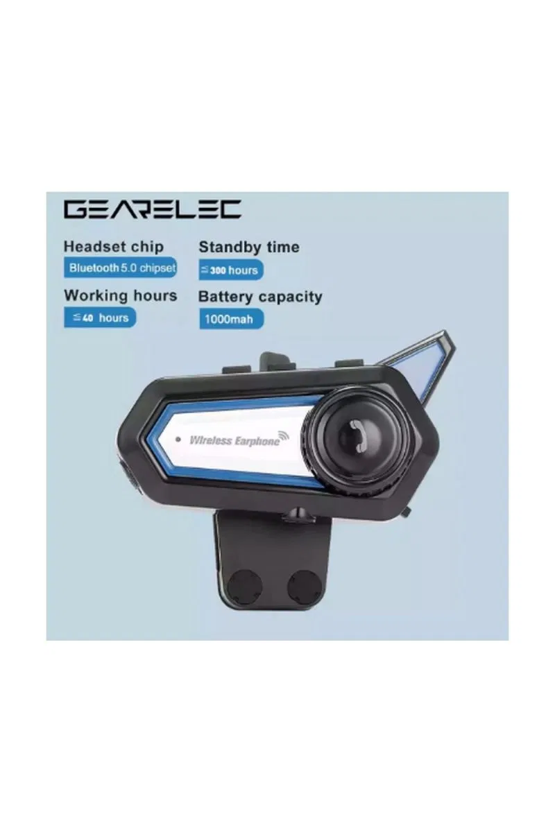 Bt31 Kask Kulaklık Bluetooth 5. 0 Motosiklet Interkom Su Geçirmez Kablosuz Kulaklık görsel 3