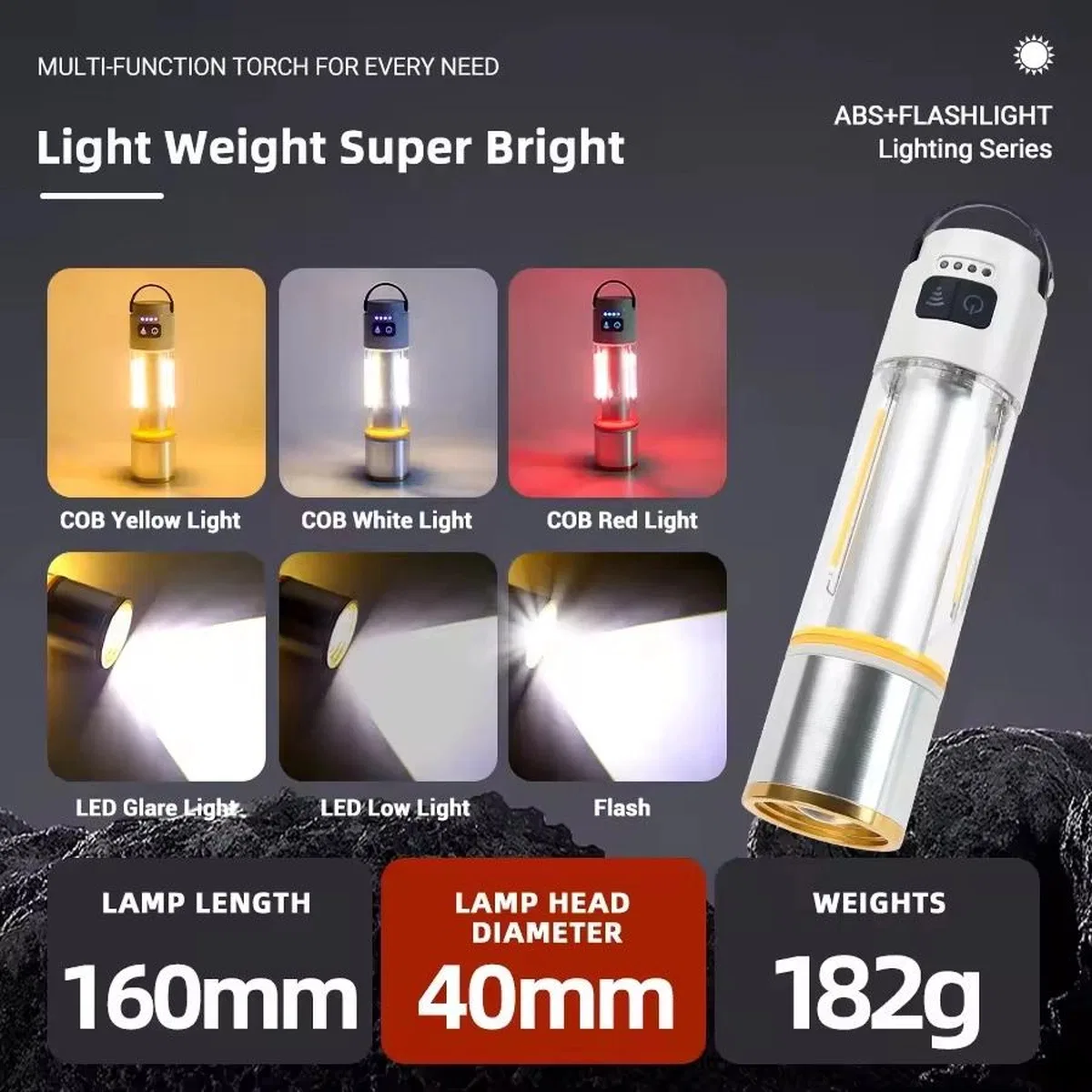 1000 Lümen Güçlü Aydınlatmaya Sahip Gold Gp-222 İle Kamp Gecelerini Aydınlatın Hem El Feneri Hem De Kamp Lambası Olarak Kullanılabilen Çok Fonksiyonlu Yapısı, Usb Şarj Özelliği Ve Dayanıklı Gö görsel 5