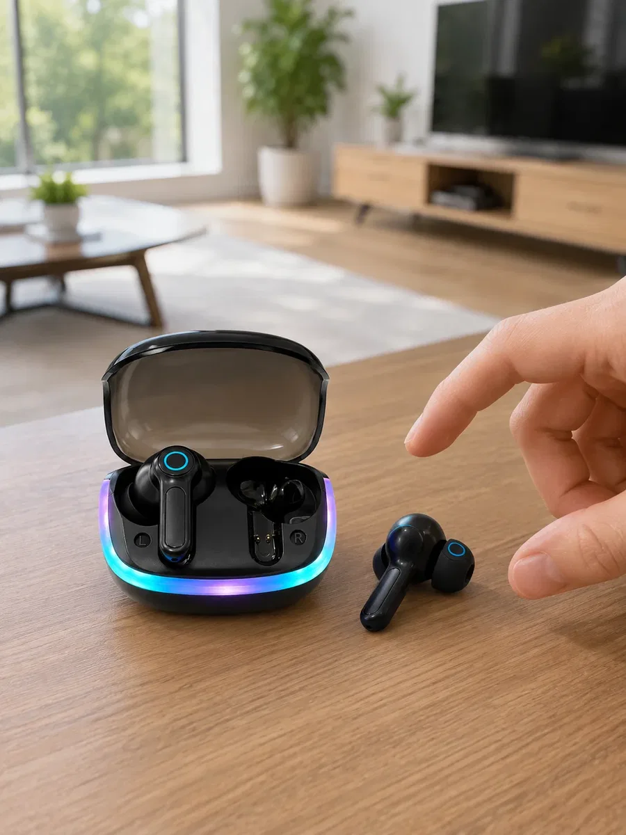 Bluetooth 5. 4 Kablosuz KulaklıkQuad ENC Mikrofonlu TWS Kulaklık görsel 4