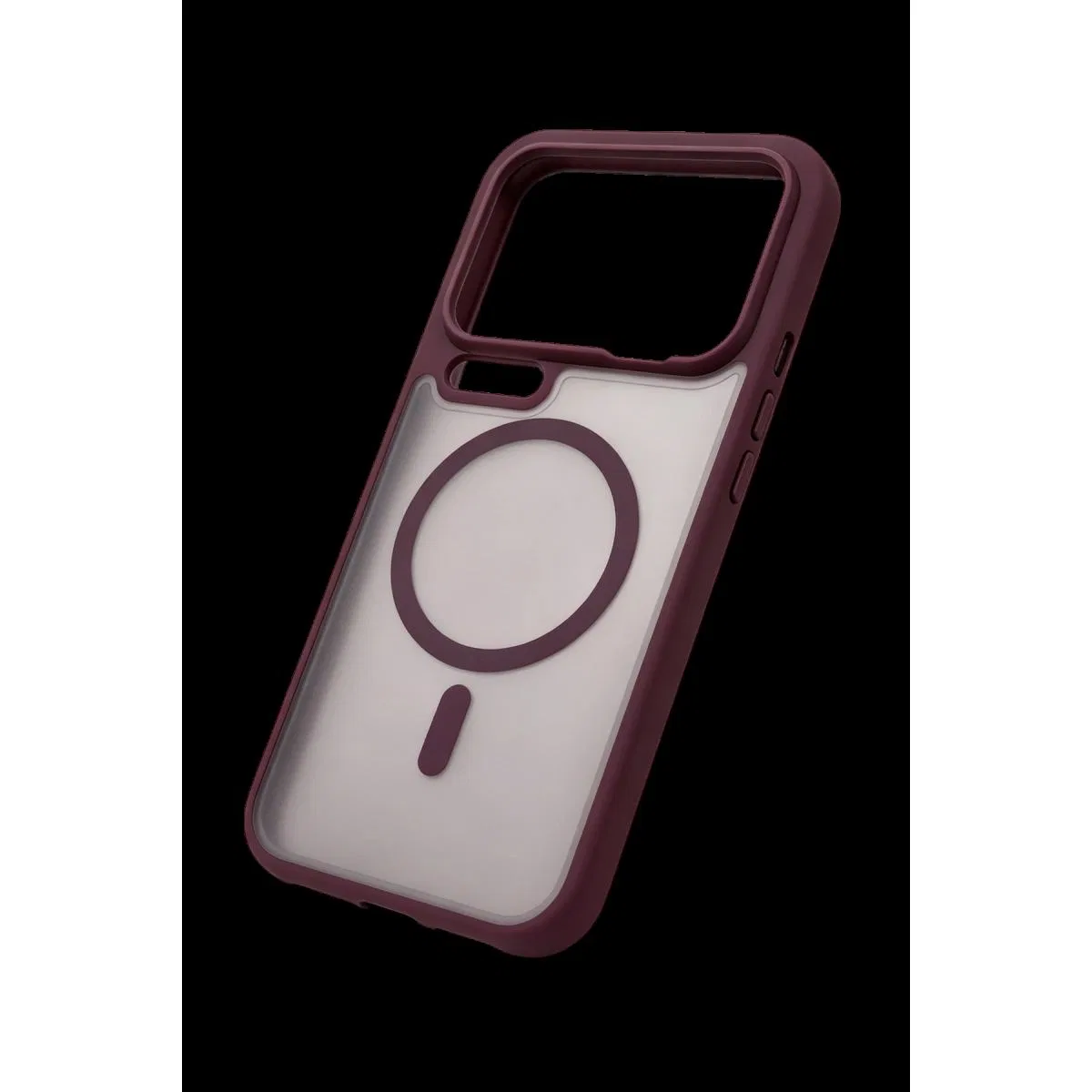 Xiaomi Mi 17 Pro Max Loji Magsafe Kapak - Bordo görsel 3