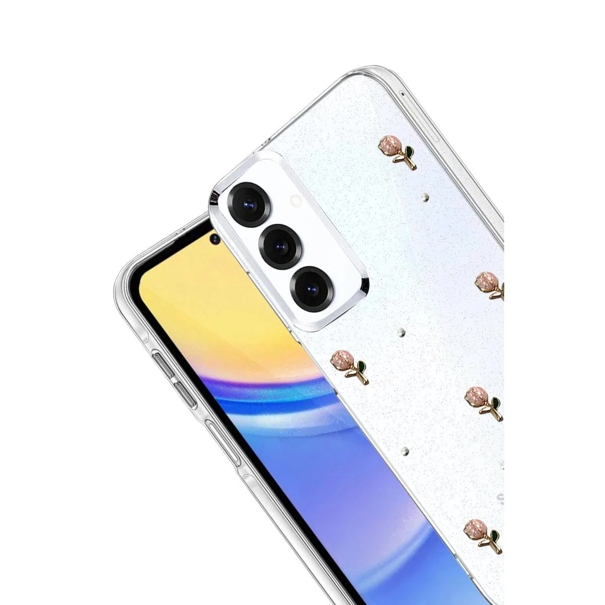 Samsung Galaxy S25 Plus Fiyonk Desenli Kapak - Desen 6 görsel 2