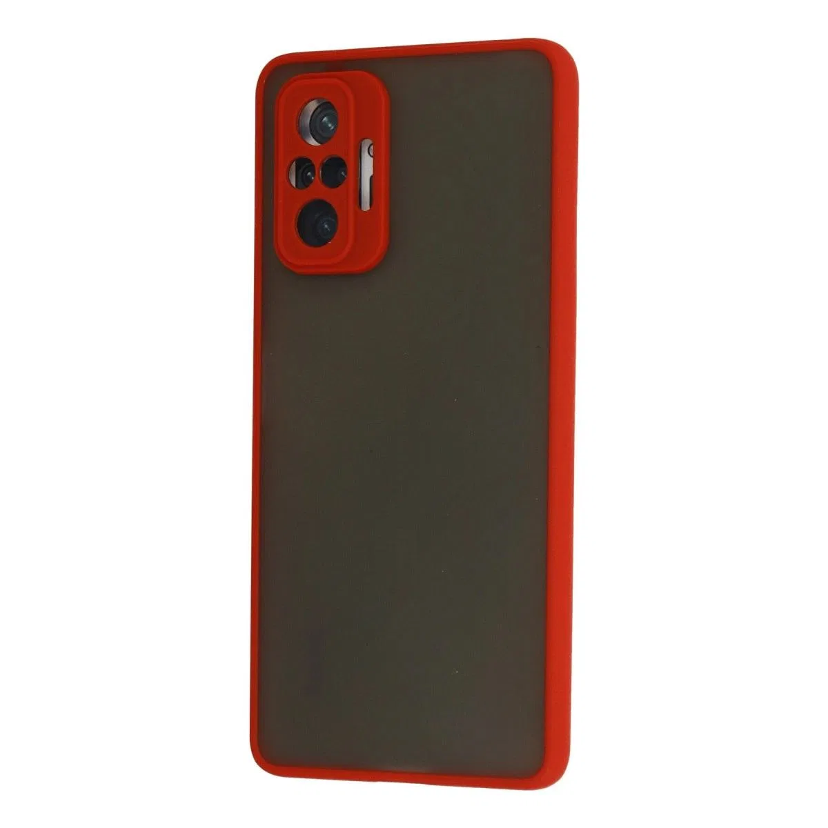 Xiaomi Redmi Note 10 Pro Kılıf Montreal Silikon Kapak - Kırmızı görsel 3