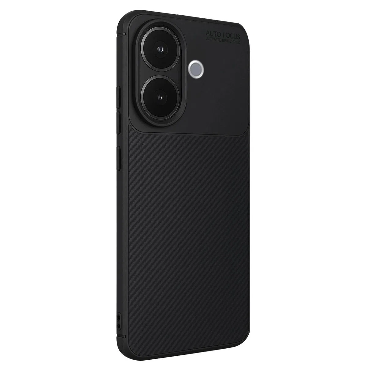 Vivo V60 Lite Auto Focus Karbon Kapak - Siyah görsel 3