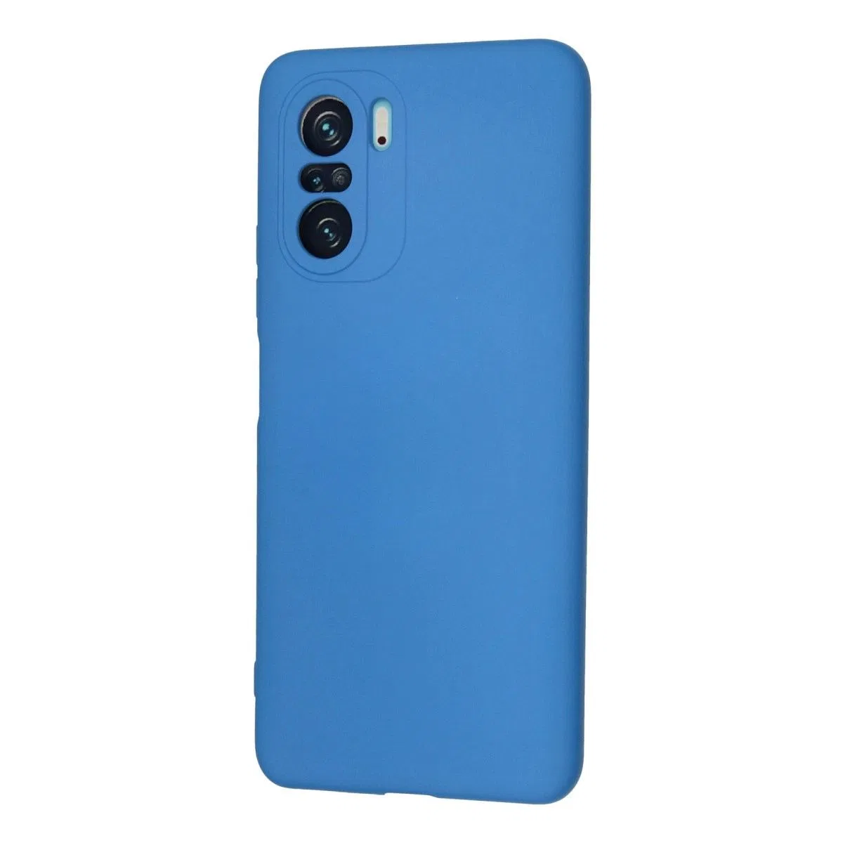Xiaomi Poco F3 Kılıf Nano İçi Kadife Silikon - Mavi görsel 3