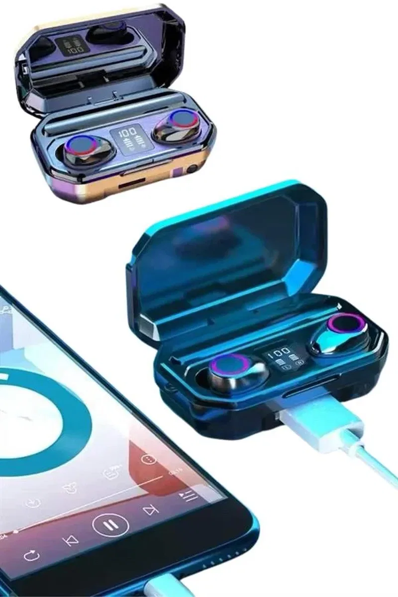 Bluetooth Kulaklık Android ve İOS Uyumlu ANC Özellikli Dijital Şarj Göstergeli görsel 4
