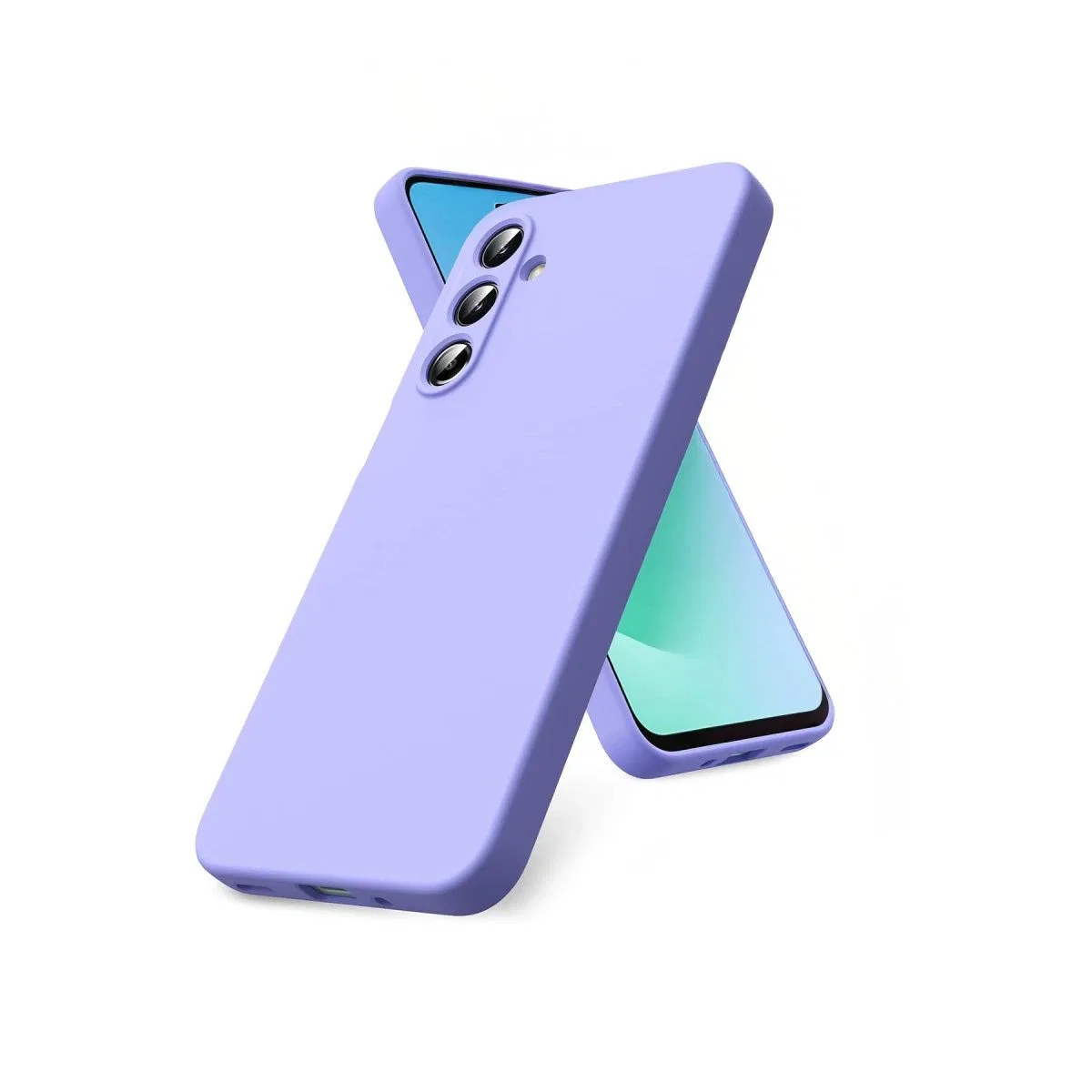 Samsung Galaxy A17 5g Nano İçi Kadife Silikon - Lila