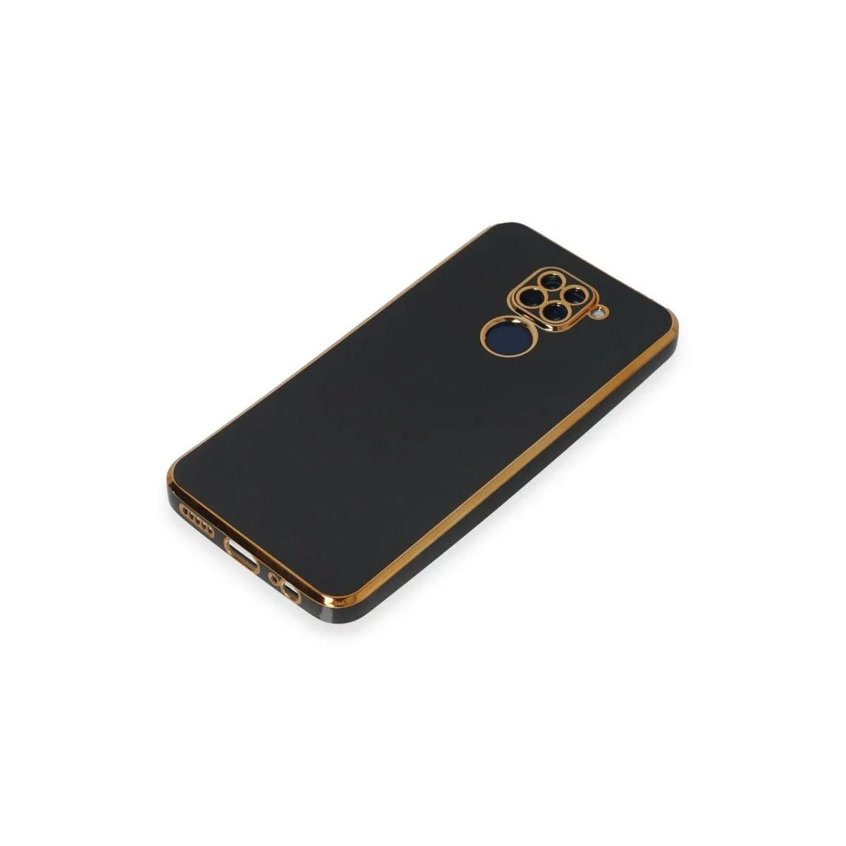 Xiaomi Redmi Note 9 Kılıf Volet Silikon - Siyah görsel 4
