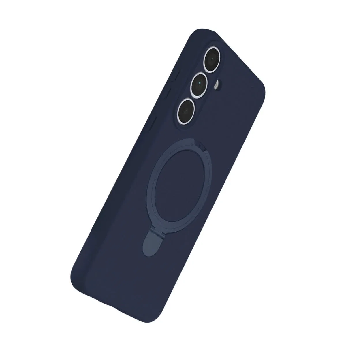 Samsung Galaxy S25 Fe Regal Magsafe Standlı Kapak - Lacivert görsel 3