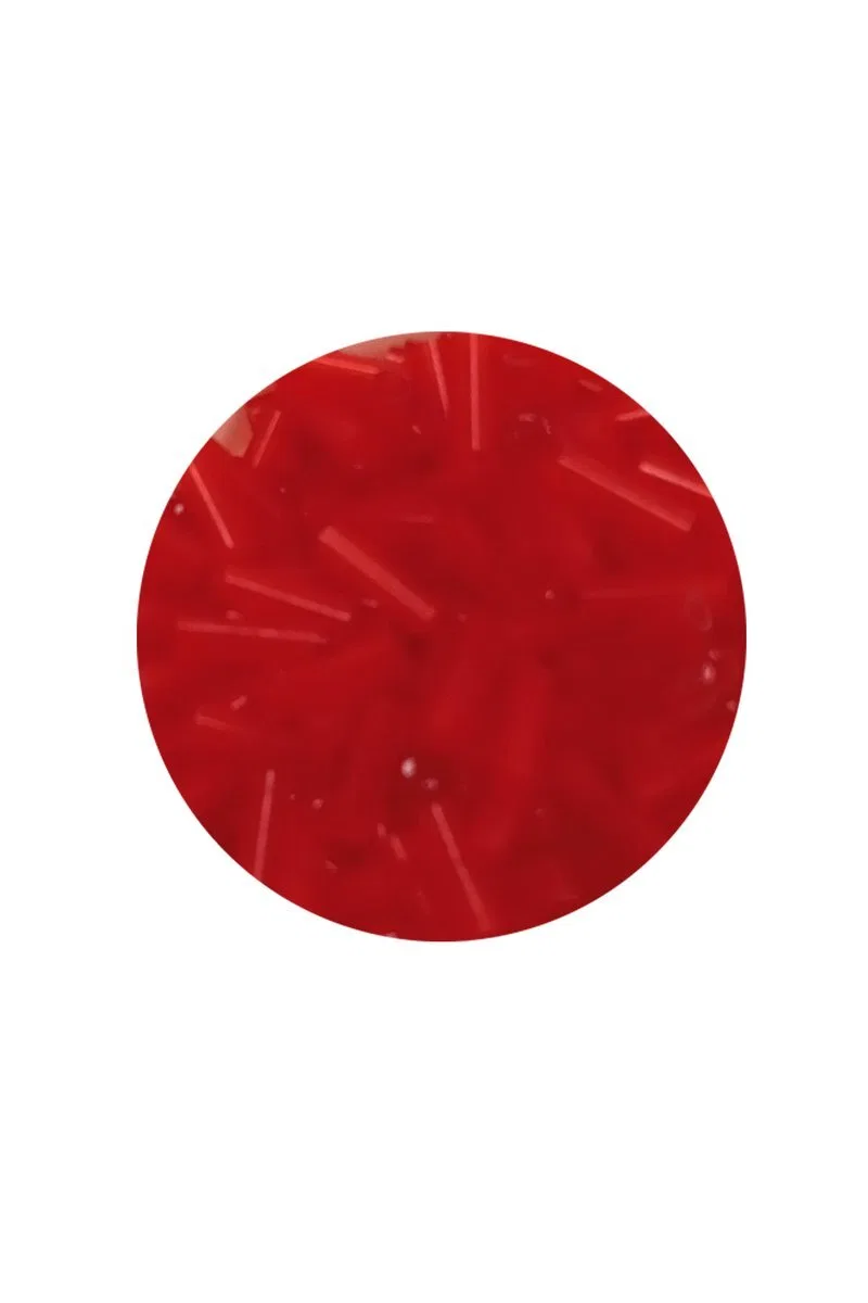 Uzun Boru Kesme Boncuk Çap 2mm Uzunluk 10 mm - 20 Gram - Kırmızı - BNC245 görsel 2