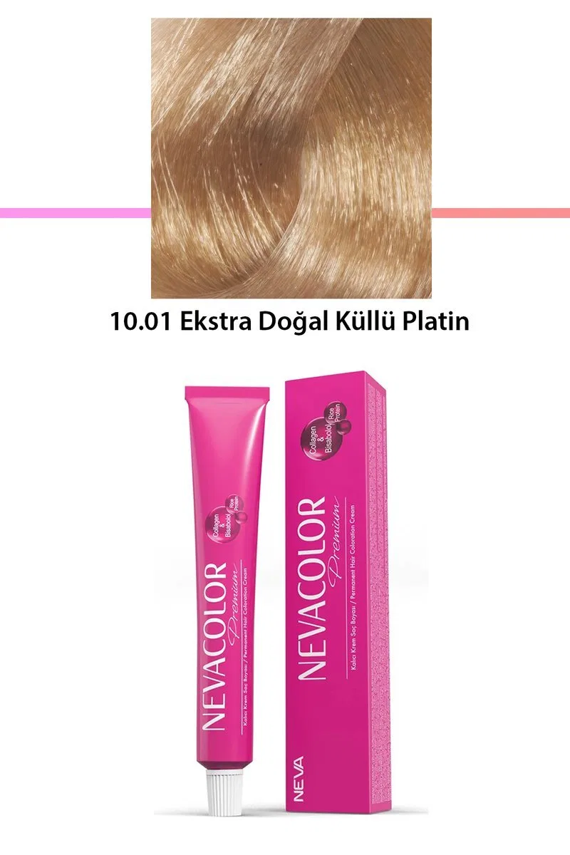 Premium 10. 01 Ekstra Doğal Küllü Platin - Kalıcı Krem Saç Boyası 50 g Tüp