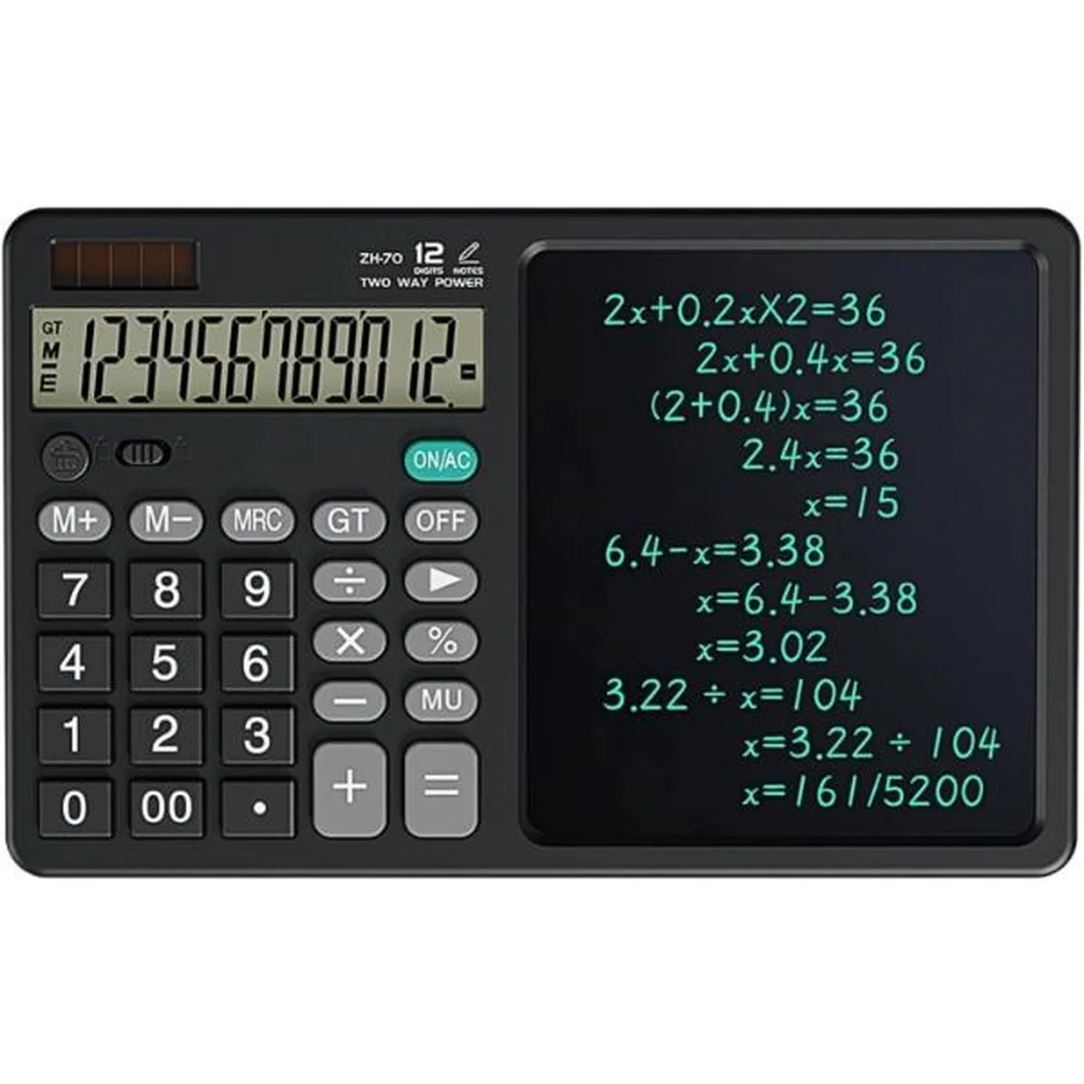 Lcd Yazı Ekranlı Hesap Makinesi görsel 3