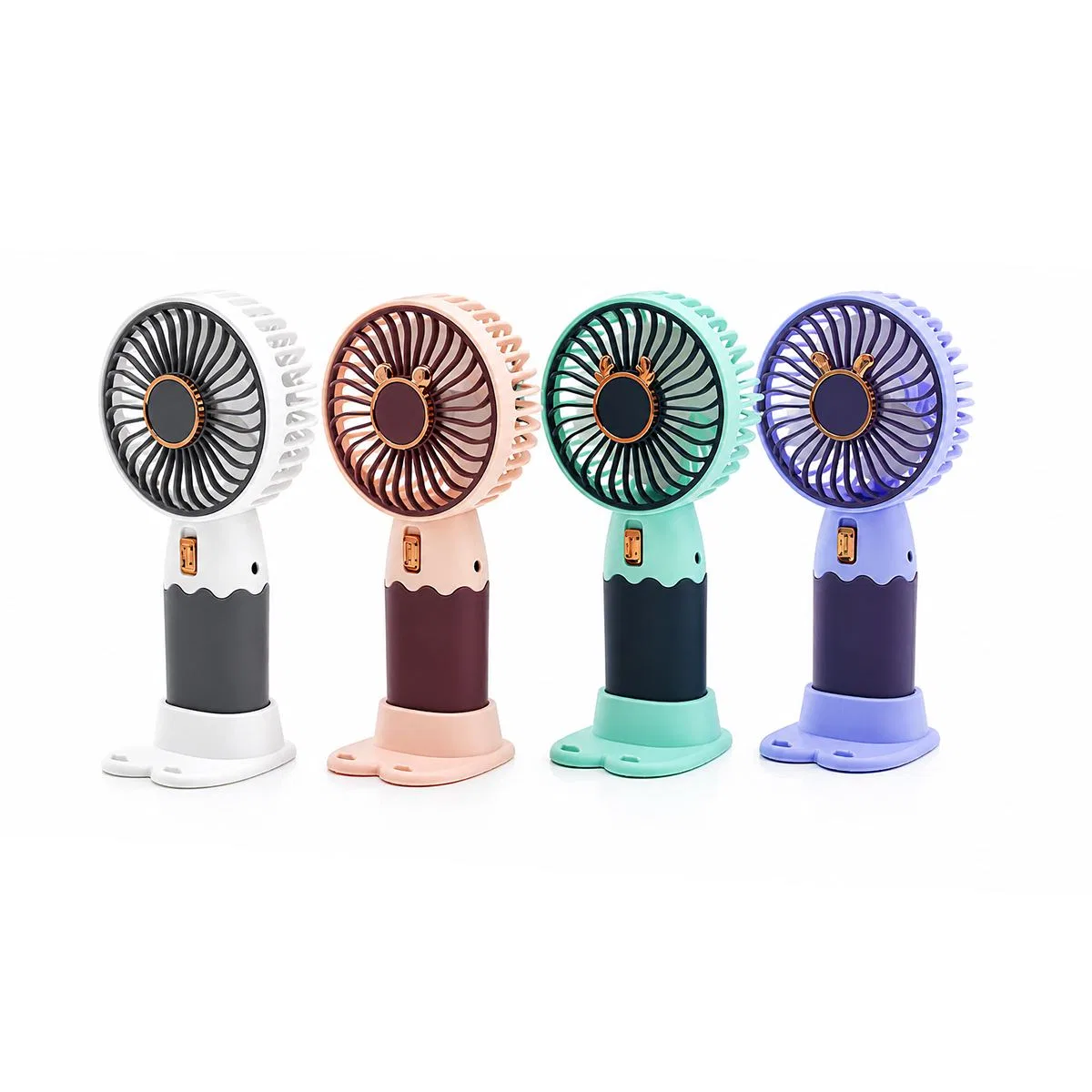 Mini El Fanı Masaüstü Ayaklı 1 Kademe Vantilatör görsel 2
