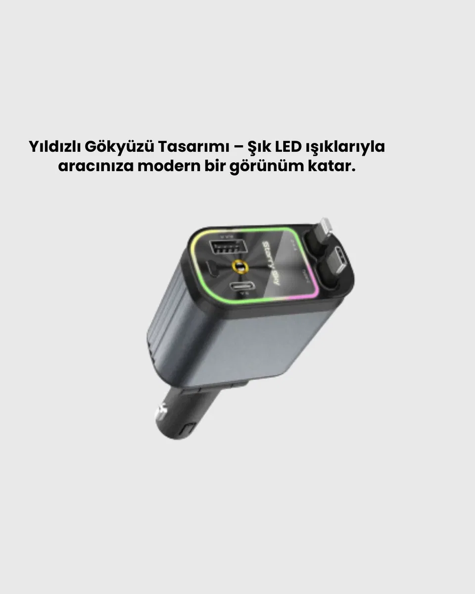 Kia, Seat, Mazda, Mitsubishi Araçlar için Çok Fonksiyonlu Araç Şarj Adaptörü Yeni Nesil görsel 4