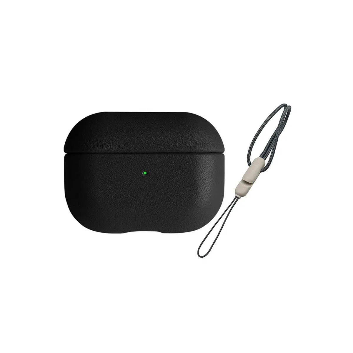 Apple Airpods 3 (3. nesil) 405 Deri Kılıf - Siyah