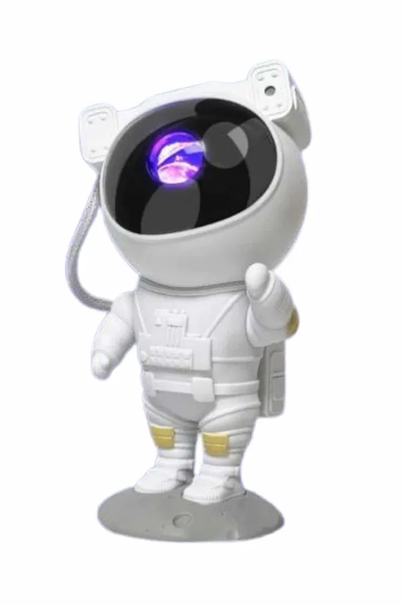 Gece Lambası Astronot Bluetooth Hoparlörlü Galaksi Işık Projektörü görsel 5