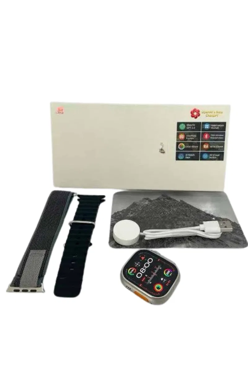 Yeni Nesil Akıllı Kol Saati Nabız Ölçer GPS Uyumlu 49 MM Kasa görsel 3