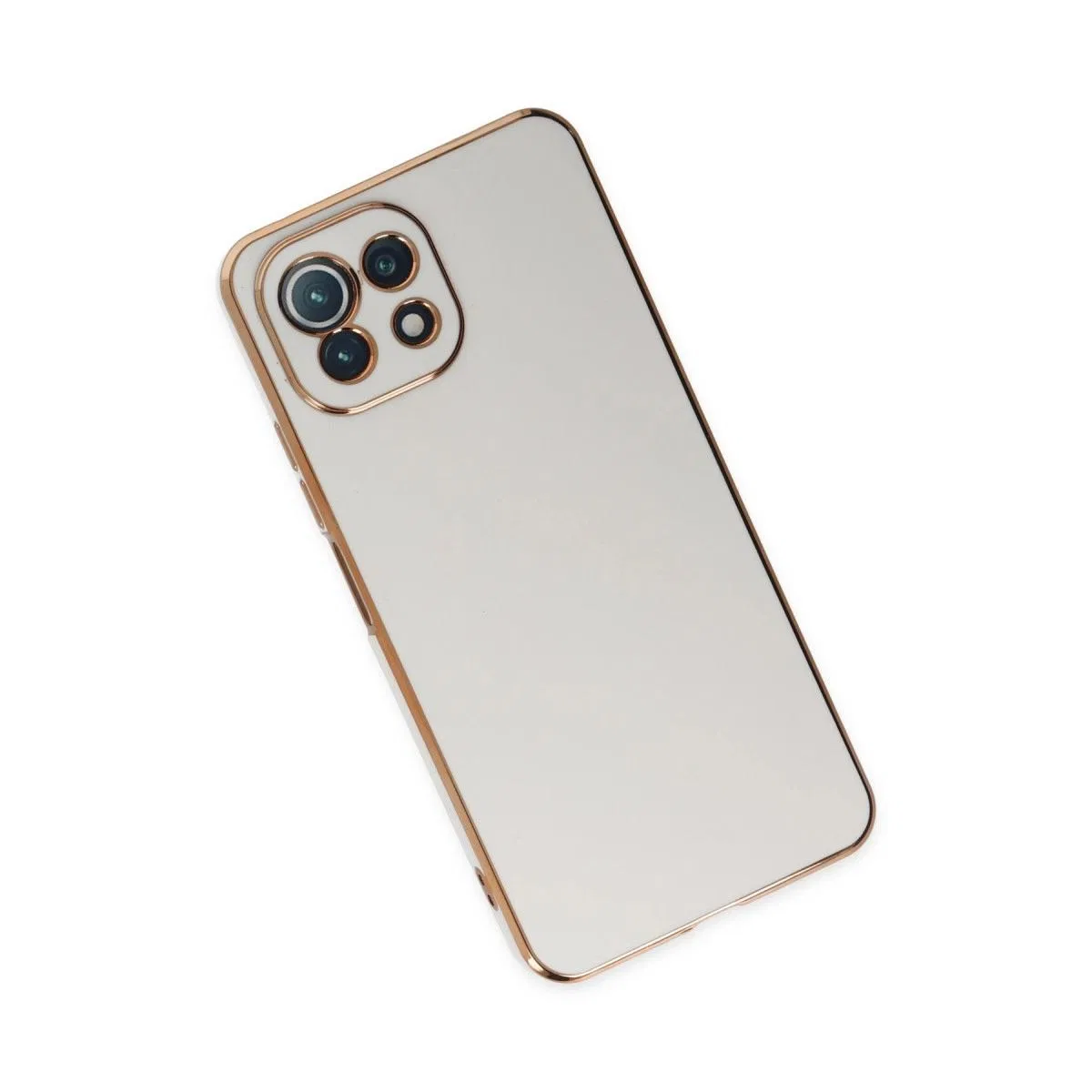 Xiaomi Mi 11 Lite Kılıf Volet Silikon - Beyaz görsel 3