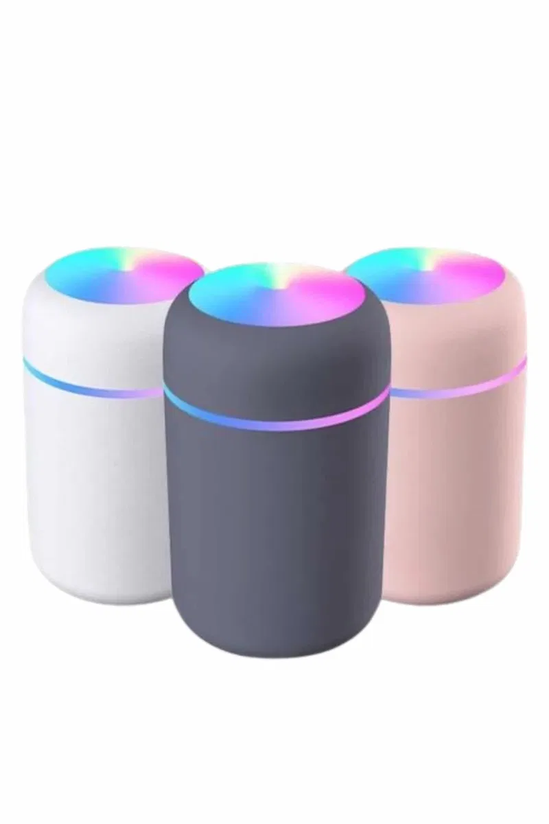 Humidifier LED Işıklı Mini Ortam Oda Kokusu Aromaterapi Buhardanlık görsel 4