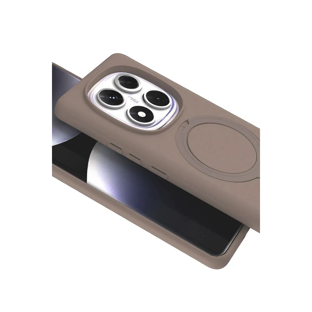 Xiaomi Redmi Note 14 Pro 5g Regal Magsafe Standlı Kapak - Çöl Titanyum görsel 2