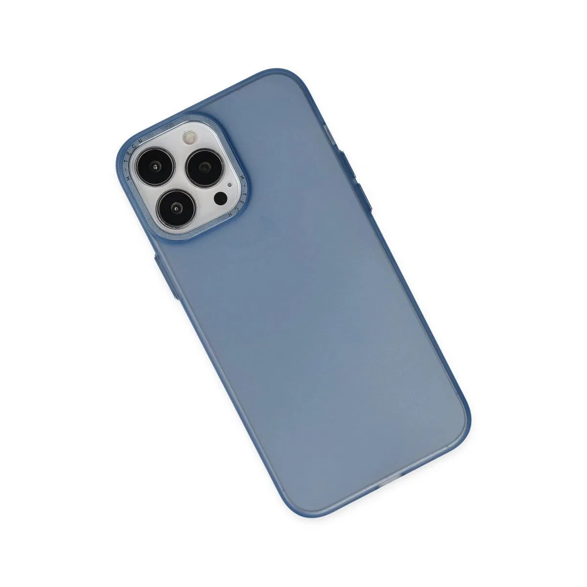 Apple İphone 14 Pro Kılıf Modos Metal Kapak - Lacivert görsel 5