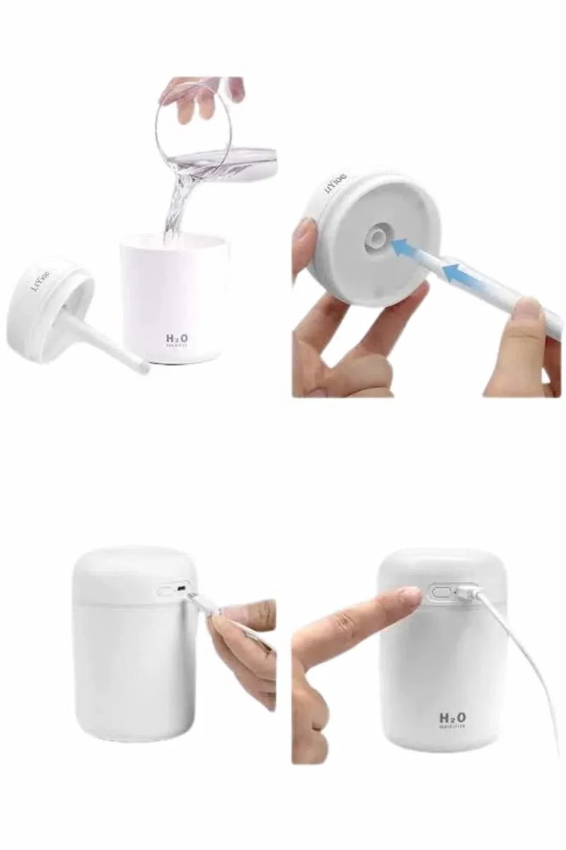 Sevgiliye Hediye Led Işıklı Hava Nemlendirici USB Şarjlı Sevgiliye Özel görsel 5