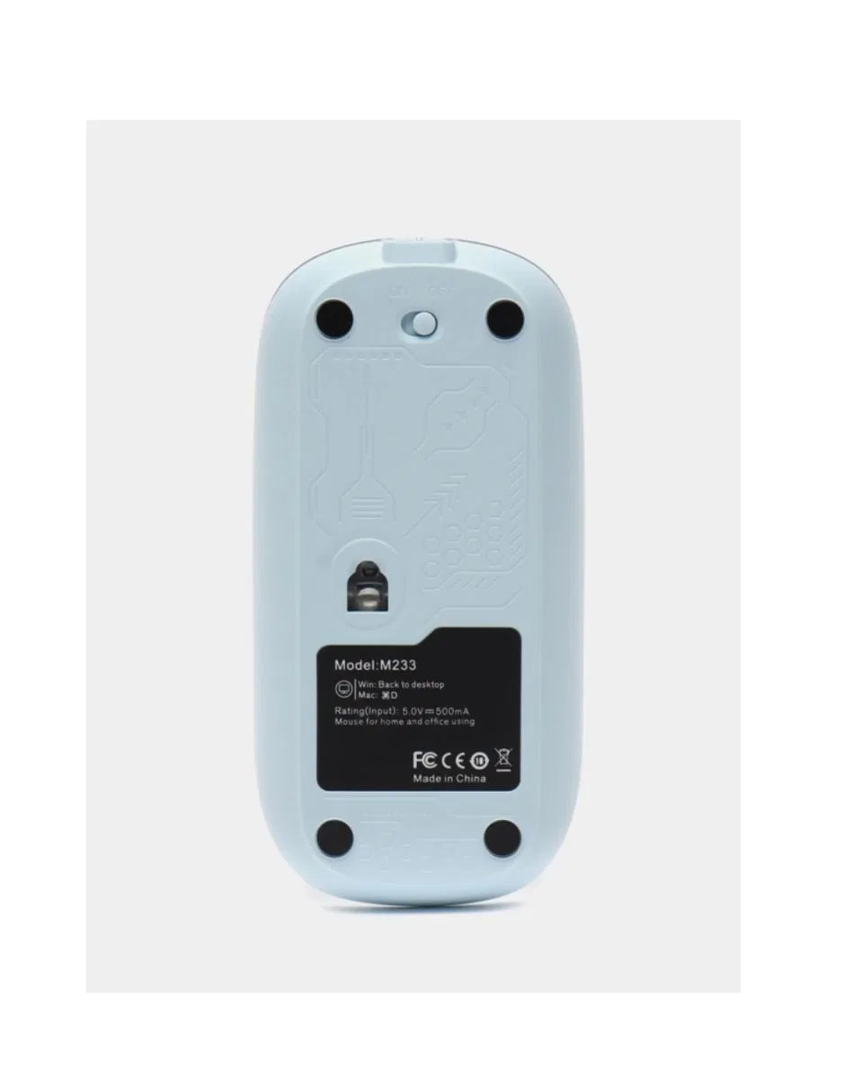 Bluetooth 5. 2 Destekli Mavi Pilli Kablosuz Mouse Yeni Nesil görsel 5