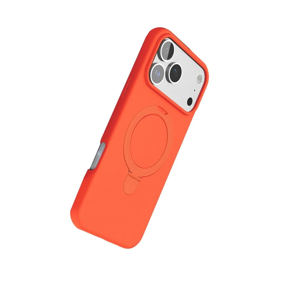 Apple İphone 17 Pro Max Regal Magsafe Standlı Kapak - Turuncu görsel 3