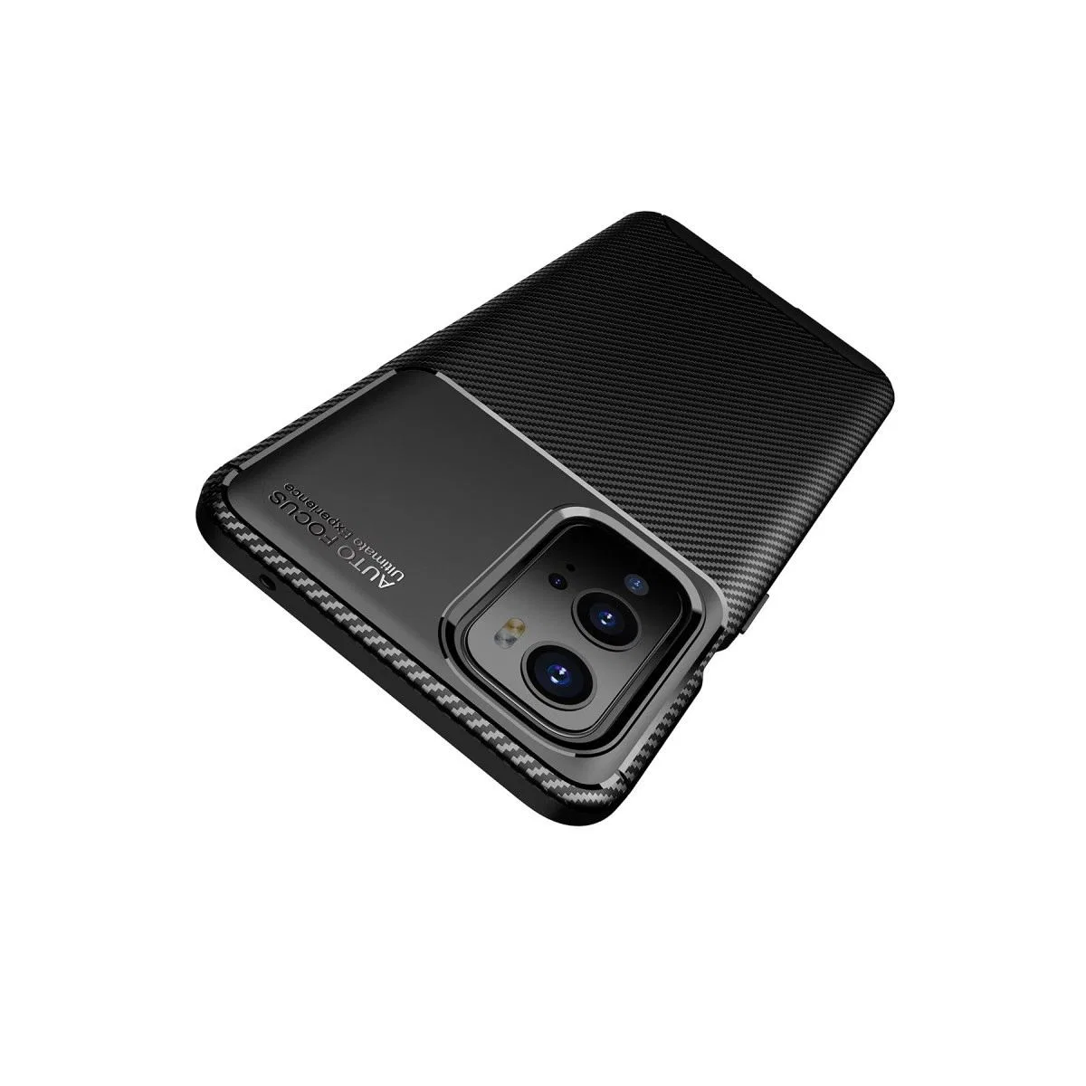 One Plus 9 Pro Kılıf Auto Focus Karbon Kapak - Siyah görsel 8