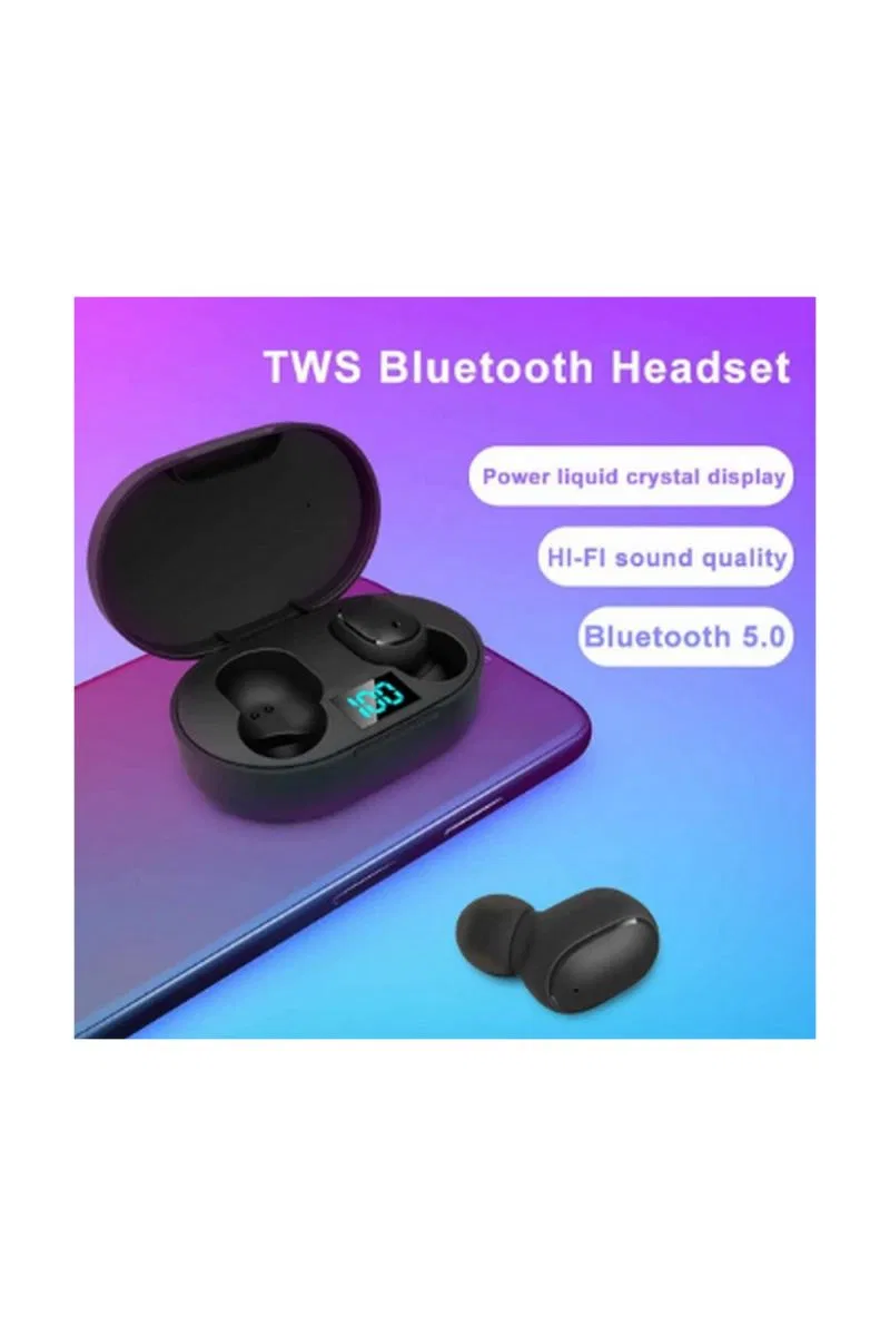 E6s Kablosuz Kulaklık Dijital Göstergeli Bluetooth Kulaklık 5. 0 görsel 4