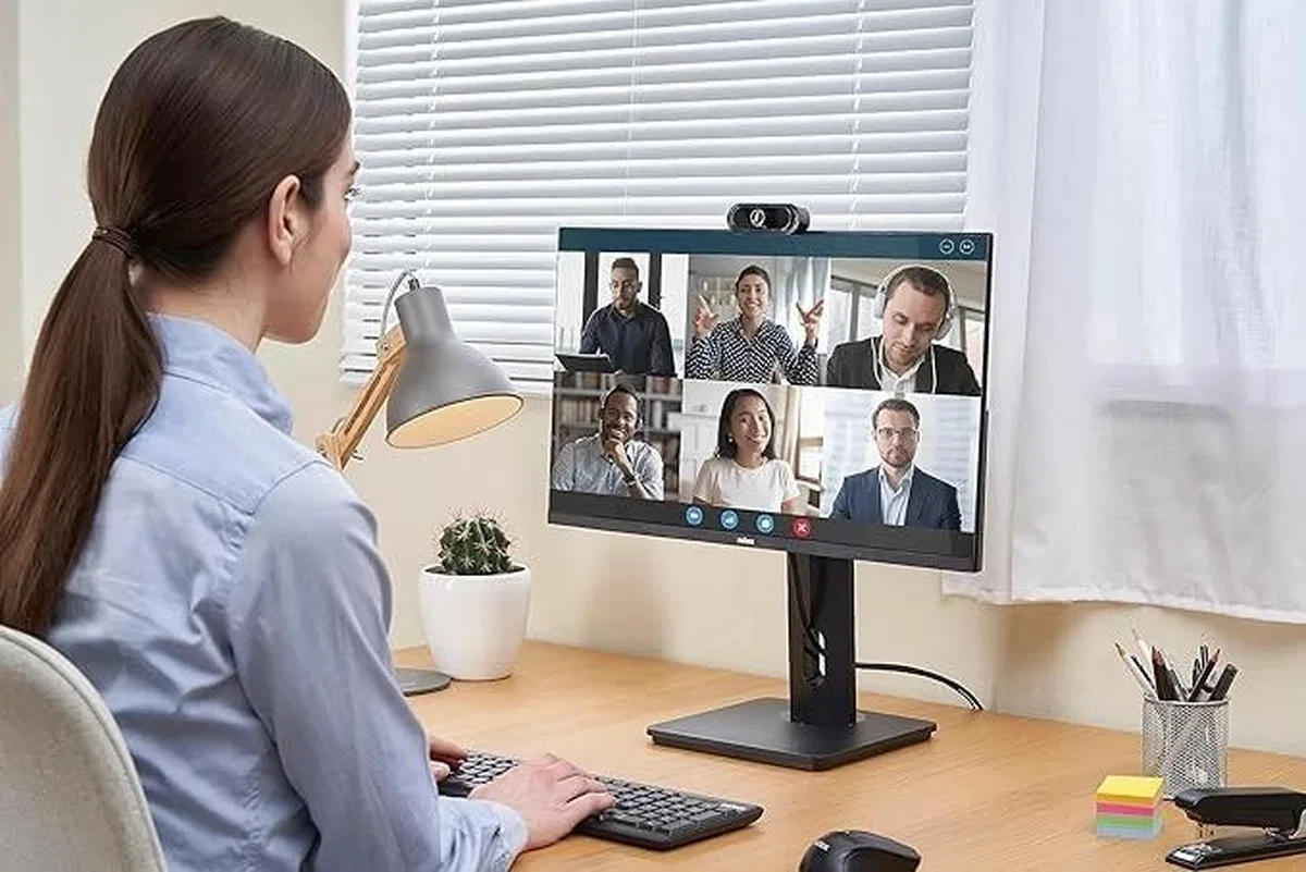 Webcam Orjınal 1080p Hd Konferans Kamera Dahili Mikrofon Görüntülü Sohbet Yayın Kamerası Hd Video Ae-112 görsel 4
