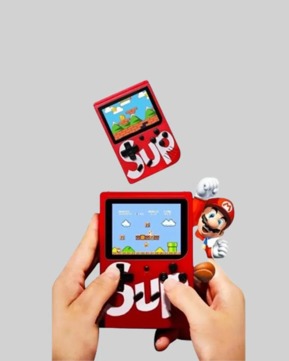SUP Retro El Konsolu – 500 Oyun, 2 Oyunculu, 3 İnç Ekran, Taşınabilir Şarjlı Atari görsel 4