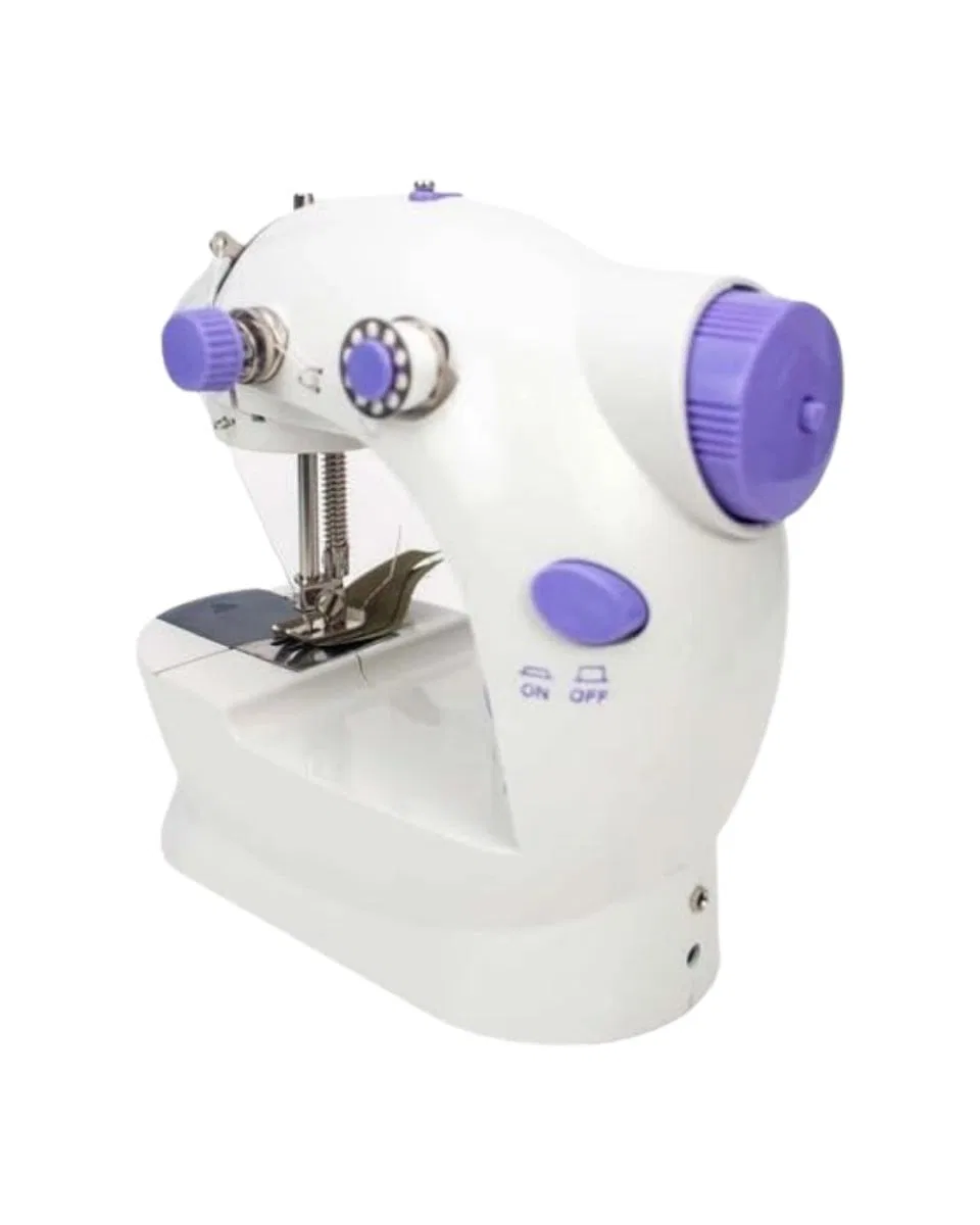 Ev Tipi Mini Dikiş Makinesi Ayarlanabilir Hız Ve Işıklı görsel 3