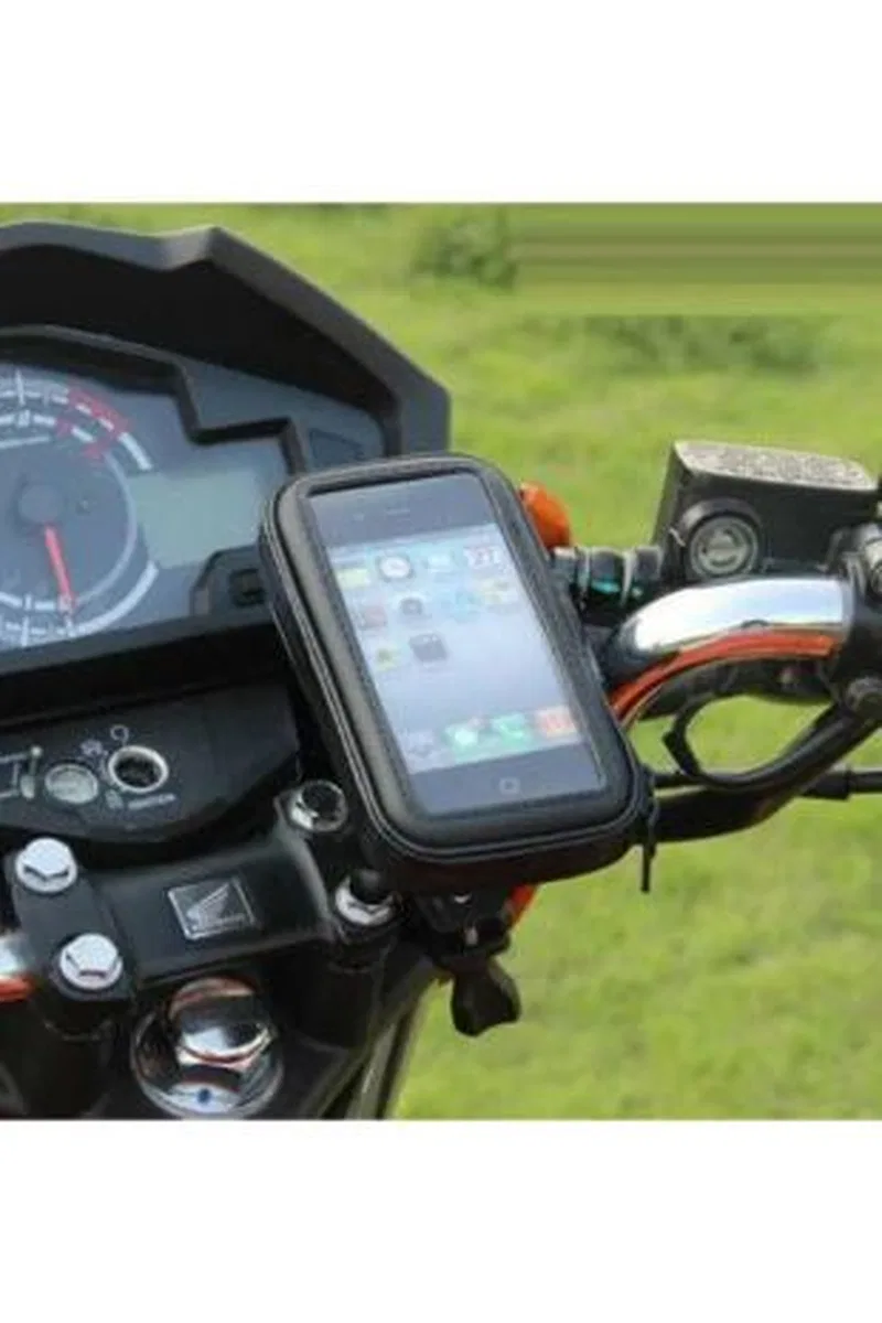 Motorsiklet Su Geçirmez Telefon Kılıfı Telefon Tutucu 7 İnç Xl görsel 4