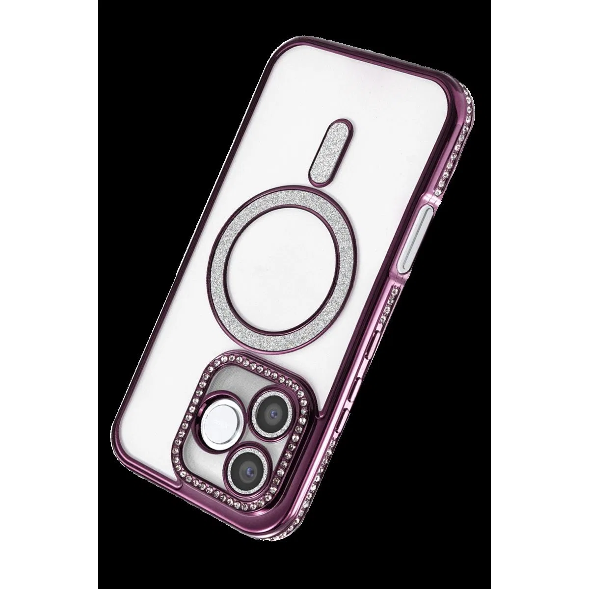 Huawei Honor 600 Lite Joke Simli Magneticsafe Kılıf - Derin Mor görsel 3